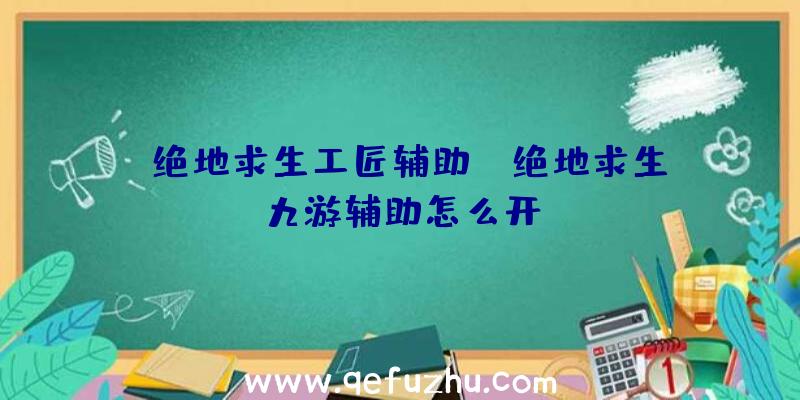 「绝地求生工匠辅助」|绝地求生九游辅助怎么开